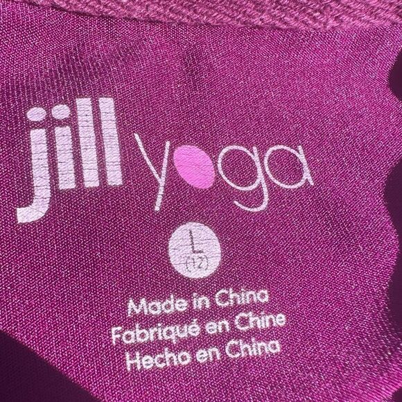 Jill Yoga Girls Purple Zip Active Jacket Size Large - Picture 5 of 5